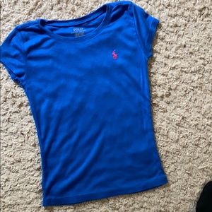 Girls Crewneck Polo T-Shirt